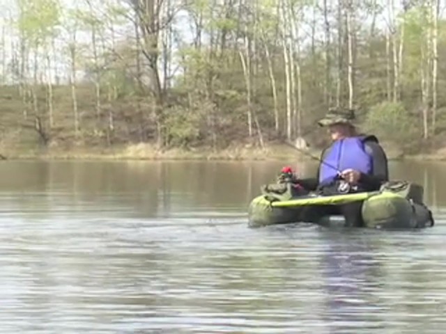 Classic Accessories&#153; Cumberland Float Tube Apple / Olive Drab - image 7 from the video
